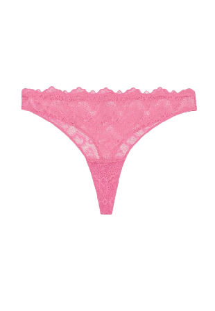 Understatement Lace Thong Trosor Dam Rosa S