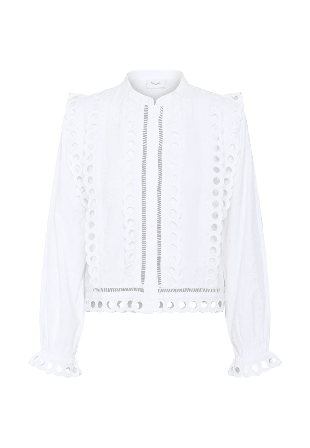 Saint Tropez MarleeSZ Shirt Skjortor Dam Vit XL