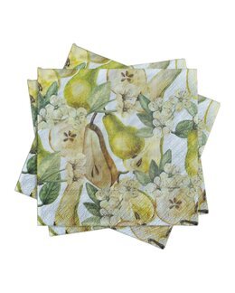 Servetter Päron Grön - Pixie Design