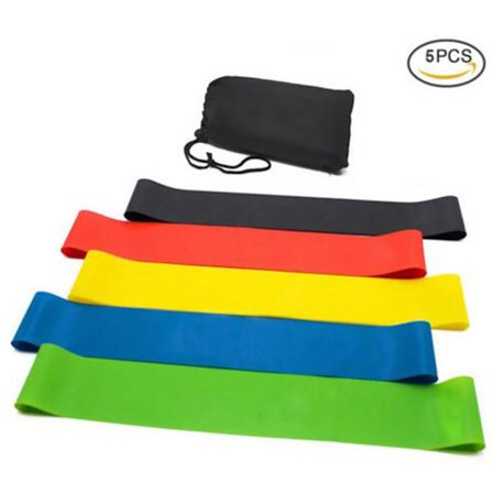 5-Pack Effektfullt Motstånds Gummiband