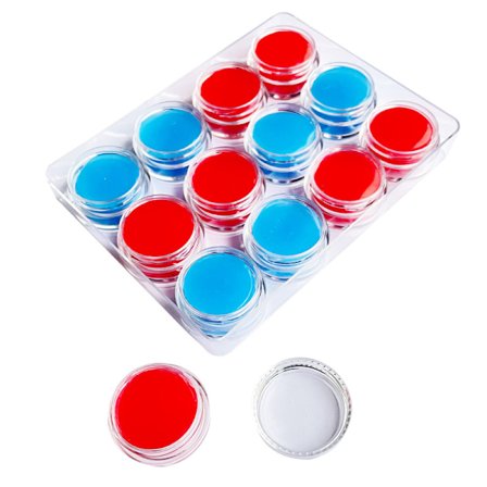 12 stk Rød Diamantmaling Voks, Diamantkunst Lim for Diamantmaling