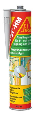 Sika Cryl HM Fogmassa 300 ml Svart, Kemteknik