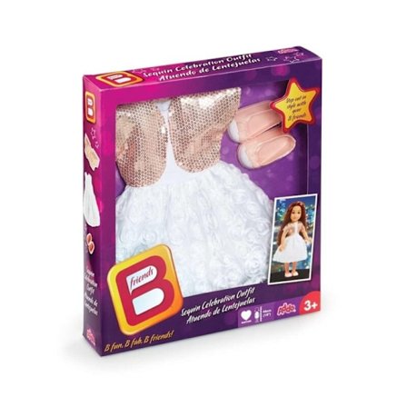 Bfriends festkjole med pailletter