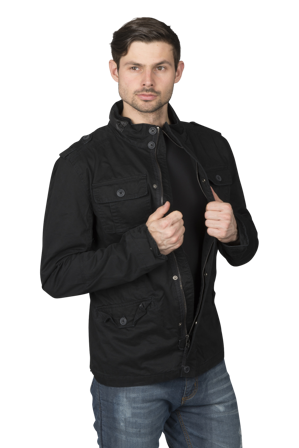 Chaqueta Brandit Britannia Negro S