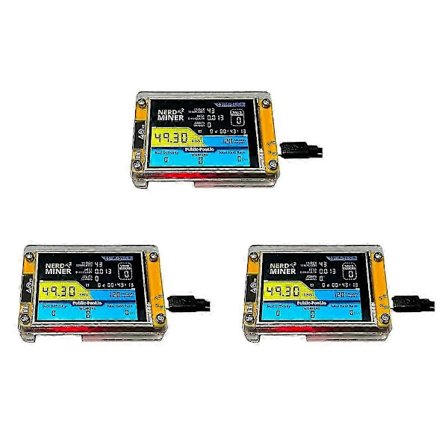 3X Uusi Nerdminer V3 2,8-tuumainen BTC Solo Arpajais Nerd Miner Crypto Solo Louhintakone