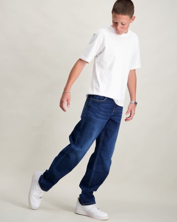 Levi's LVB STAY LOOSE TAPER JEANS Niebieski Jeansy Chłopiec - Kids Brand Store