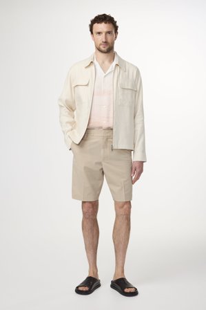 NN.07 Billie 1924 Shorts Herre Khaki Polyester