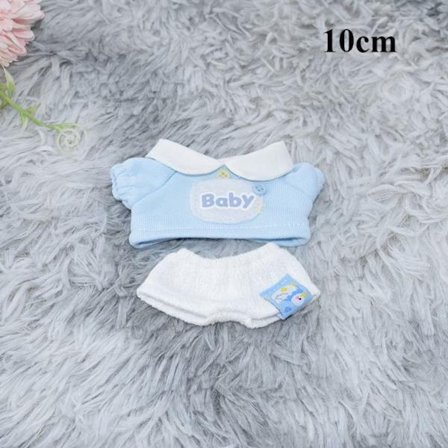 Docka Kläder Skor Docka T-shirt Byxor 10CM