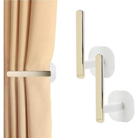 L-formede gardinholdere, moderne gardinholdere, vinduesgardinholdere