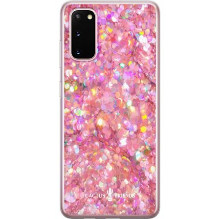 Yhteensopiva Puhelinkuori Samsung Galaxy S20 Cactus and Friends – PinkGlitter