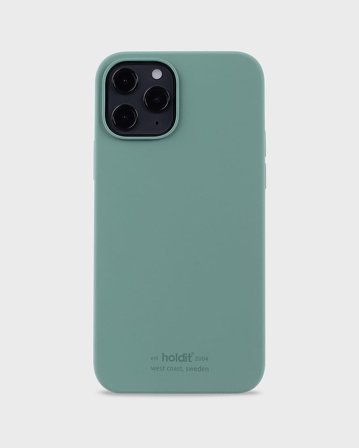 HOLDIT Silicone Case iPhone Moss Green 12/12 Pro, Tøj & Bolig, Elektronik, Telefon & Mobiltilbehør