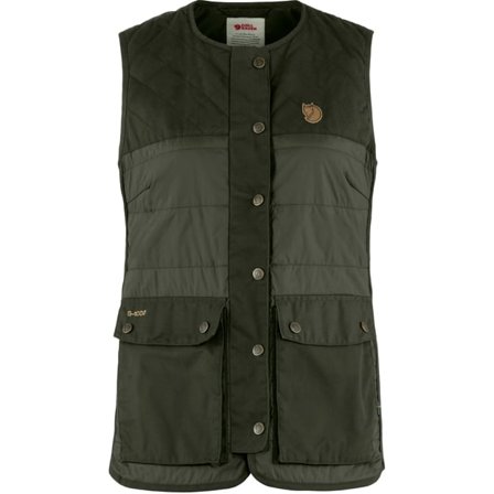 Fjällräven Forest Wool Foret Vest S - female - Deep Forest/Grønn - Vests
