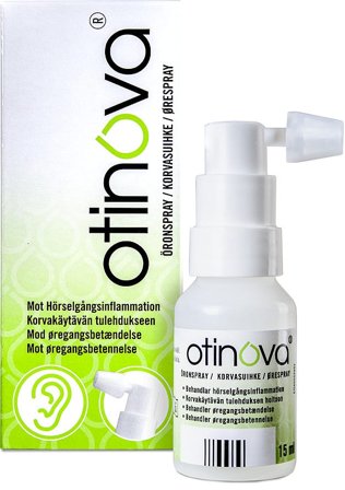 Otinova Ørespray 15 ml, Medicin & Pleje, Ører, Ørerens
