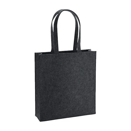 BagBase Filt Tote Bag One Size Charcoal Melange