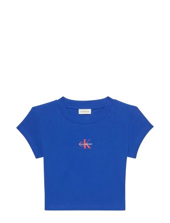 Calvin Klein Jeans | Monologo Baby Rib Tee | M