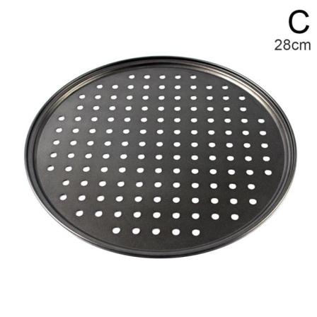 Rund Pizzatallrik Plåtfat Fat Kolstål Non-stick Bakning Mo