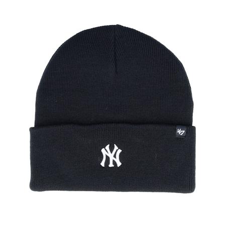 47 Brand - MLB Musta cuff Beanie - New York Yankees MLB Base Runner Black Cuff @ Hatstore