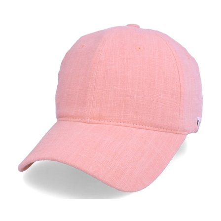 Wei - Wendy Linen Pink Soft Cap Unconstructed Pink Cap - @ Hatstore