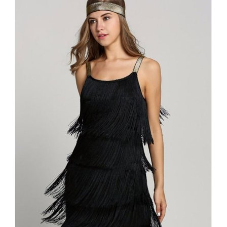 Great Gatsby Flapper Kjole 1920-talls Party Vintage Duske Dame Frynsekjoler