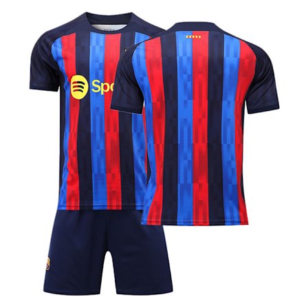22-23 Barcelona Soccer Jersey Home Bold Adult C