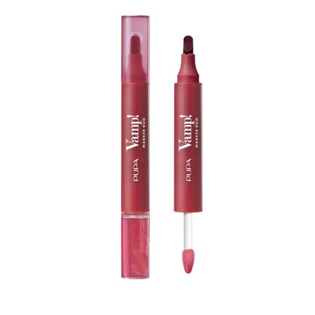 Pupa Vamp! Marker Duo CHERRY GRANITA - Rossetto