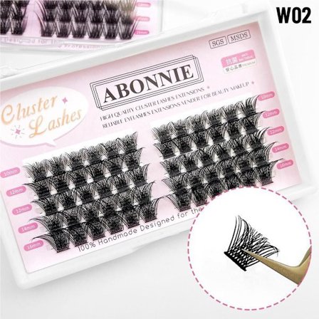 Mordely Individuella fransar mjuka tjocka