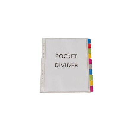 KEBA Plastregister med ficka A4 0,18mm 10 flikar - Lyreco - Kontorsmaterial - Pärmar och register - Plastregister - Otryckta