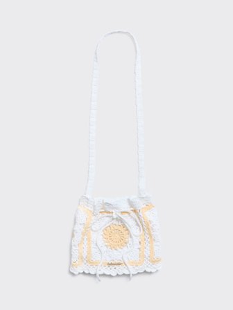 Holzweiler Rosie Small Crochet Bag - Light Yellow Mix - Women's - One size
