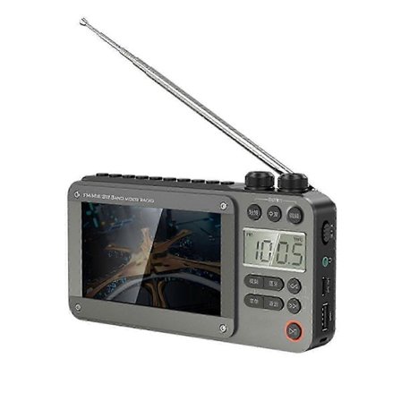 Premium Kannettava 2-in-1 Tasku-TV ja Bluetooth-radio AM/FM:llä, Matkavalmis Video Viihde 2025