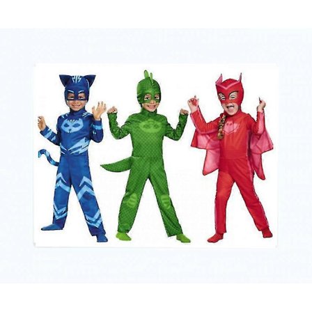 [14Y] Barnas rollespillkostyme ugle, kattegutt eller gekko utkledning E Rød