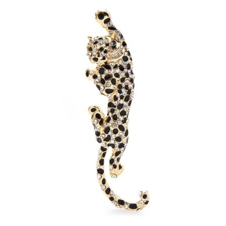 Klatring Leopard Broche Nåle Til Kvinder Og Mænd Emalje Dyr brocher luksus smykker