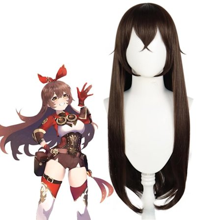 Genshin Impact Amber Cosplay Peruk Genshin Impact Cospl