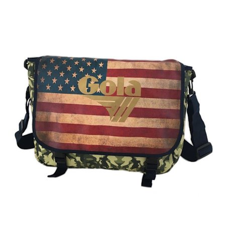 Axelremsväska med USA-flagga