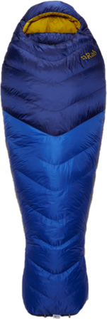 Rab Neutrino 400 Reg -7°C untuvamakuupussi, Nightfall Blue Unisex