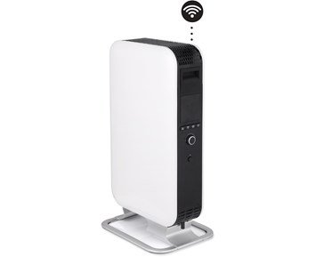 Gentle Air WiFi 1500W oljefylld radiator Vit - Mill Gentle Air oljeelement med WiFi, 1500W