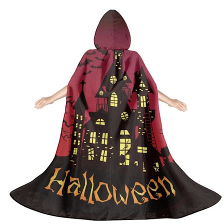 Mub- FactorySupply Accept ass Customization Children's Halloween Cloak Resist Wind Chill Hood Cape On The Cold Night Warmly You