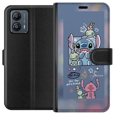 Motorola Moto G53 Tegnebogsetui Stitch Venner