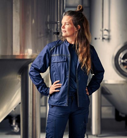 Arbetskläder Fristads Dam Green jacka 4689 GRT, dam, Marinblå