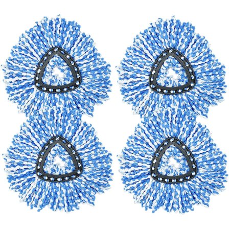 4-pack ersättningsmopphuvuden, 2-i-1 Vileda Easy Wring and Clean