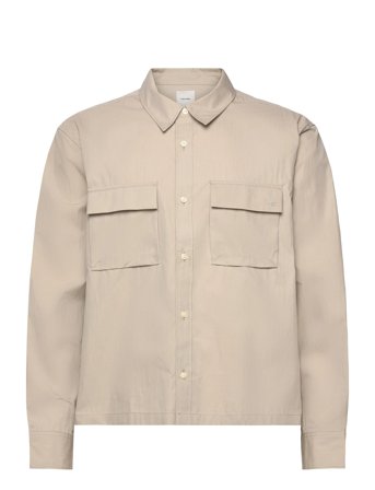 Calvin Klein | Ls Cotton Nylon Easy Cropped Shi | XXL