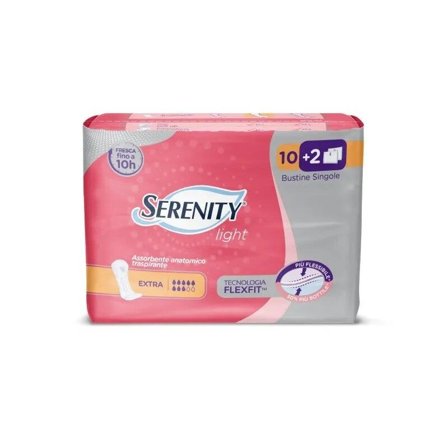 Serenity Light Pannolone Incontinenza Sagomato Anatomico Extra 12