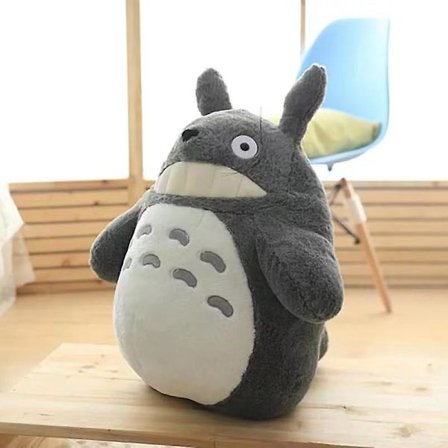 Yllätys tarjous Totoro pehmolelu söpö pehmolelu japanilainen anime hahmo nukke pehmolelu Totoro lootuksenlehdellä lasten lelut joululahja (FMY)
