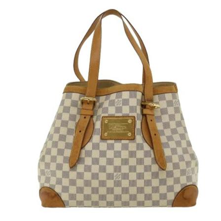 Louis Vuitton Vintage Pre-owned Canvas totes Hvid, Dame Vintage Tasker, Størrelse: ONE Size