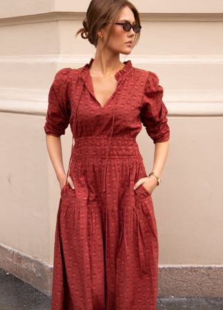 MISSMAYA - Madison Dress Cinnamon - XS