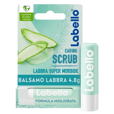Labello Scrub Idratante Aloe Vera Balsamo Labbra Con Particelle