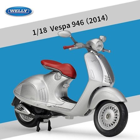 1:18 Piaggio Vespa Px Gts 125cc 946 Statisk Die Cast Fordon Samlarobjekt Hobby Motorcykelmodell Leksaker Roman Holiday Samling