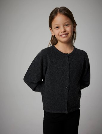 name it Nkfsaluna Ls Knit Card Noos - Grey - 116