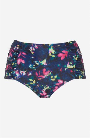 Cellbes of Sweden - Bikinitrosa med hög midja - svart / mönstrad - för damer - 36