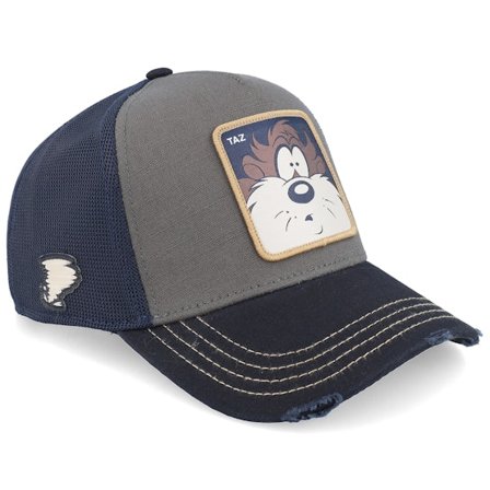 Capslab - Grigio Cappellino - Looney Tunes Taz Brown/Black A-Frame Trucker @ Hatstore