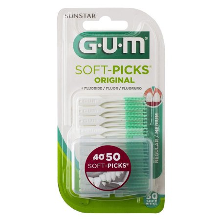 Gum Soft-Picks Original mellomromsbørste/tannstikker M 50 stk